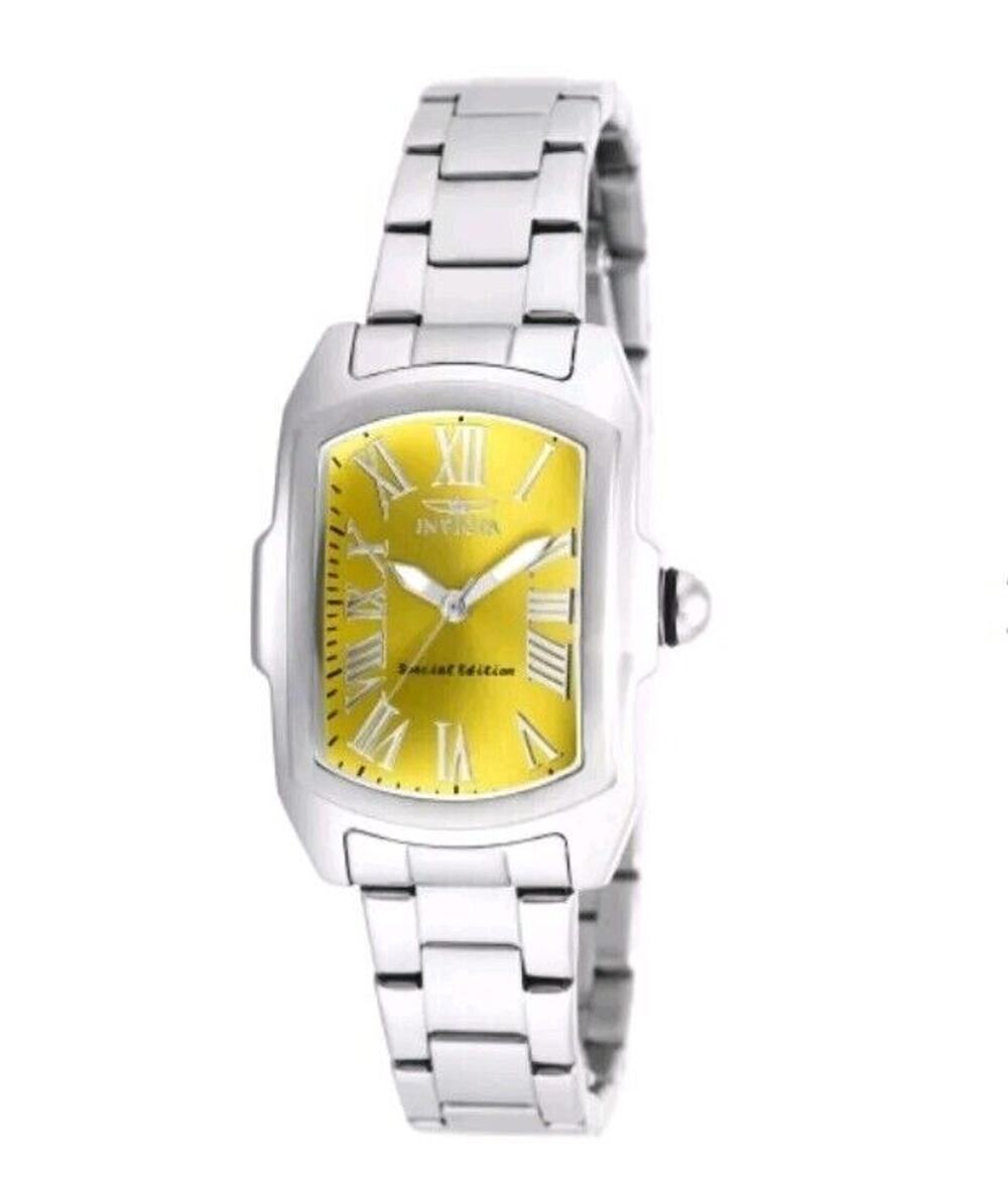 INVICTA Special Edition LUPAH 18645 Stainless Steel Rectangle Dial Watch Discont